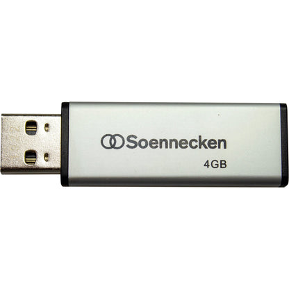 Soennecken USB-Stick USB 2.0 4Gbyte schwarz/silber
