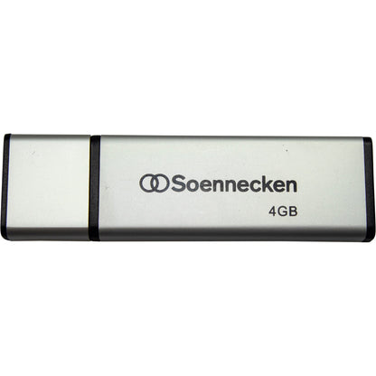 Soennecken USB-Stick USB 2.0 4Gbyte schwarz/silber