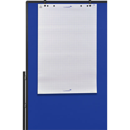 Legamaster Moderationstafel PREMIUM PLUS mobil Maße der Oberfläche: 120 x 150 cm (B x H) höhenverstellbar inkl. Flipcharthaken Filz marineblau