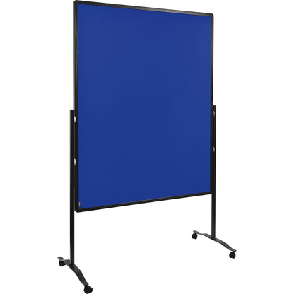 Legamaster Moderationstafel PREMIUM PLUS mobil Maße der Oberfläche: 120 x 150 cm (B x H) höhenverstellbar inkl. Flipcharthaken Filz marineblau