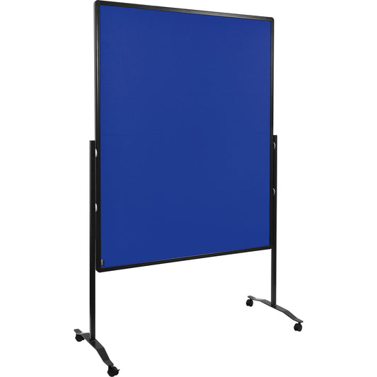 Legamaster Moderationstafel PREMIUM PLUS mobil Maße der Oberfläche: 120 x 150 cm (B x H) höhenverstellbar inkl. Flipcharthaken Filz marineblau