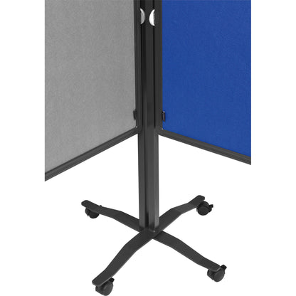 Legamaster Moderationstafel PREMIUM PLUS mobil Maße der Oberfläche: 120 x 150 cm (B x H) höhenverstellbar inkl. Flipcharthaken Filz marineblau