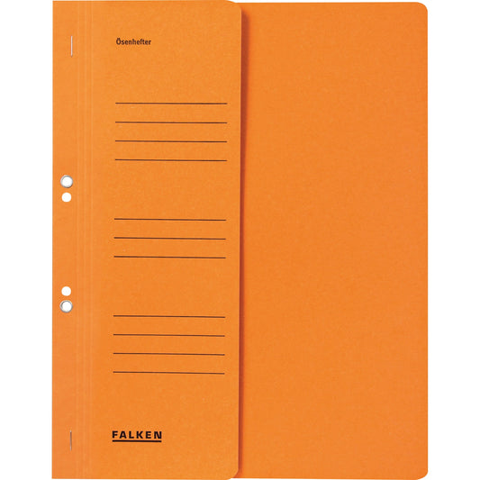Falken Ösenhefter DIN A4 250g/m² Manilakarton, recycelt orange