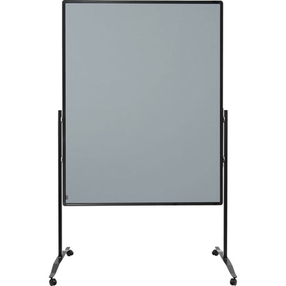Legamaster Moderationstafel PREMIUM PLUS mobil Maße der Oberfläche: 120 x 150 cm (B x H) höhenverstellbar inkl. Flipcharthaken Filz grau