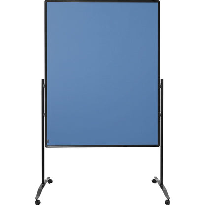 Legamaster Moderationstafel PREMIUM PLUS mobil Maße der Oberfläche: 120 x 150 cm (B x H) höhenverstellbar inkl. Flipcharthaken Filz blaugrau