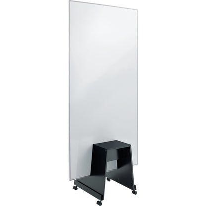 SIGEL Whiteboard Meet up Maße der Oberfläche: 90 x 180 cm (B x H) Tafel magnethaftend beidseitig beschreibbar Metall weiß