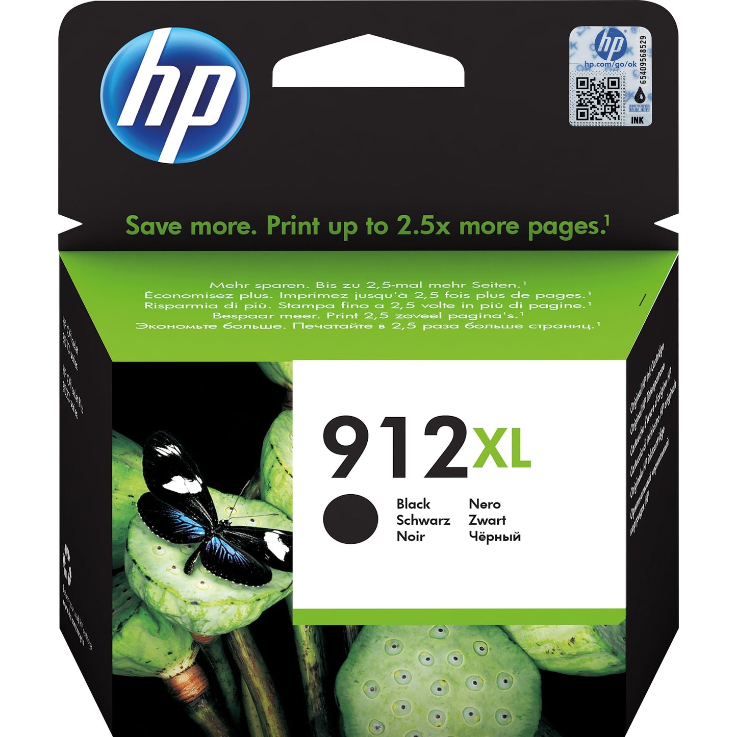 HP Tintenpatrone Originalzubehör 912XL ca. 825 Seiten schwarz 21,7ml