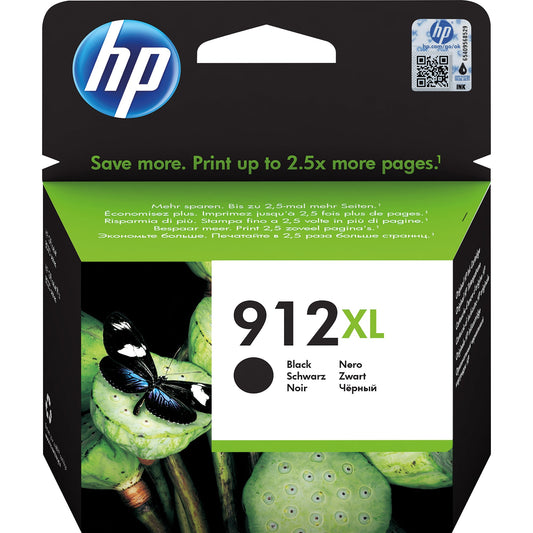 HP Tintenpatrone Originalzubehör 912XL ca. 825 Seiten schwarz 21,7ml