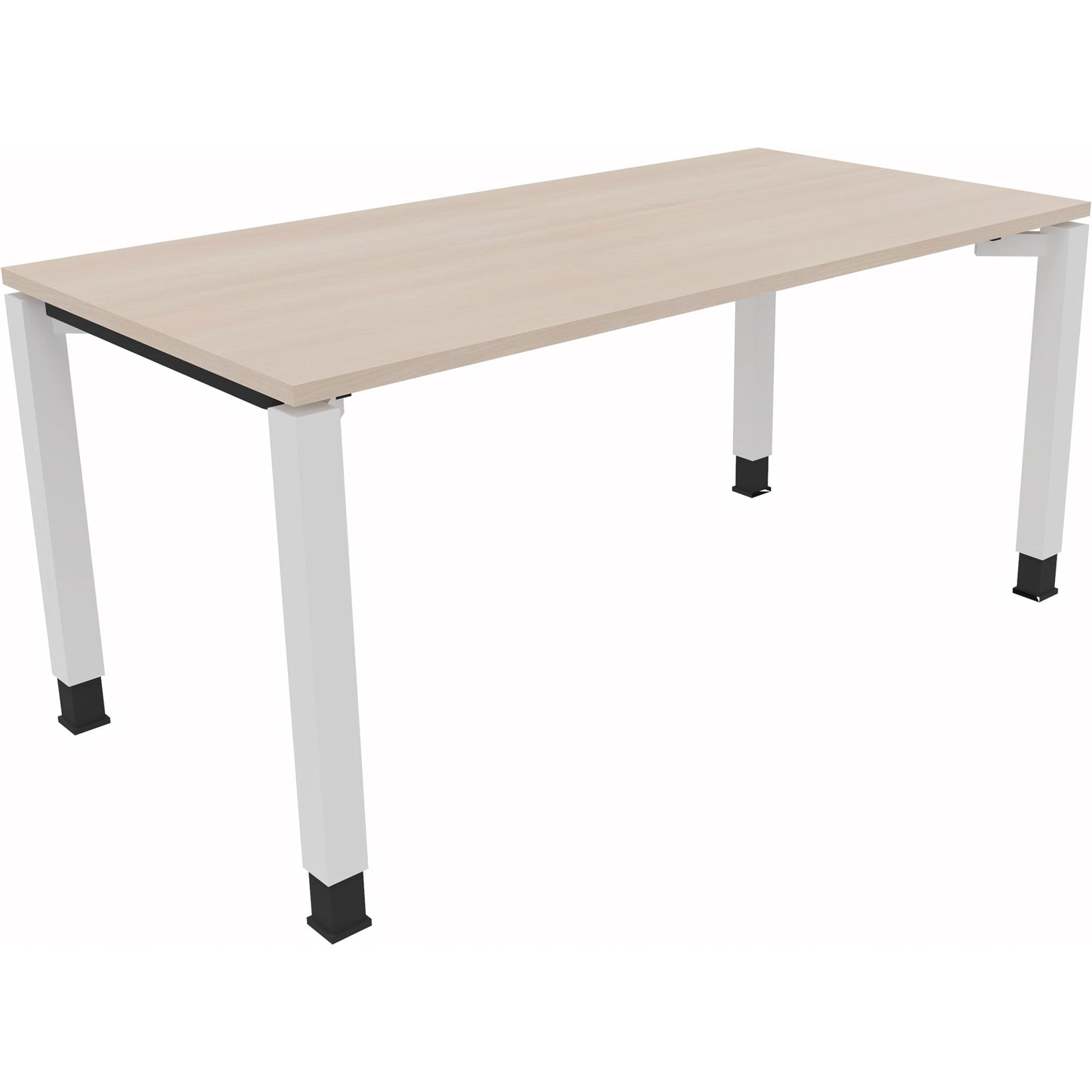 Schreibtisch all in one Maße: 1.600 x 680-820 x 800 mm (B x H x T) Holz akazie hell