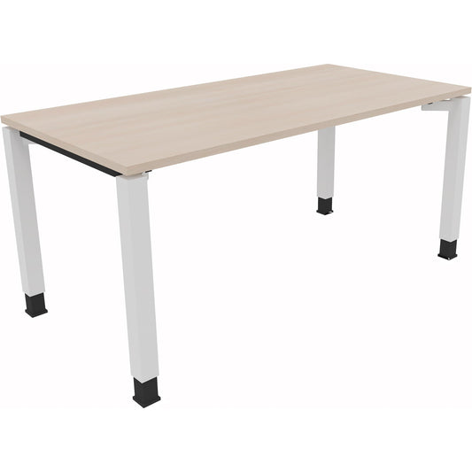 Schreibtisch all in one Maße: 1.600 x 680-820 x 800 mm (B x H x T) Holz akazie hell