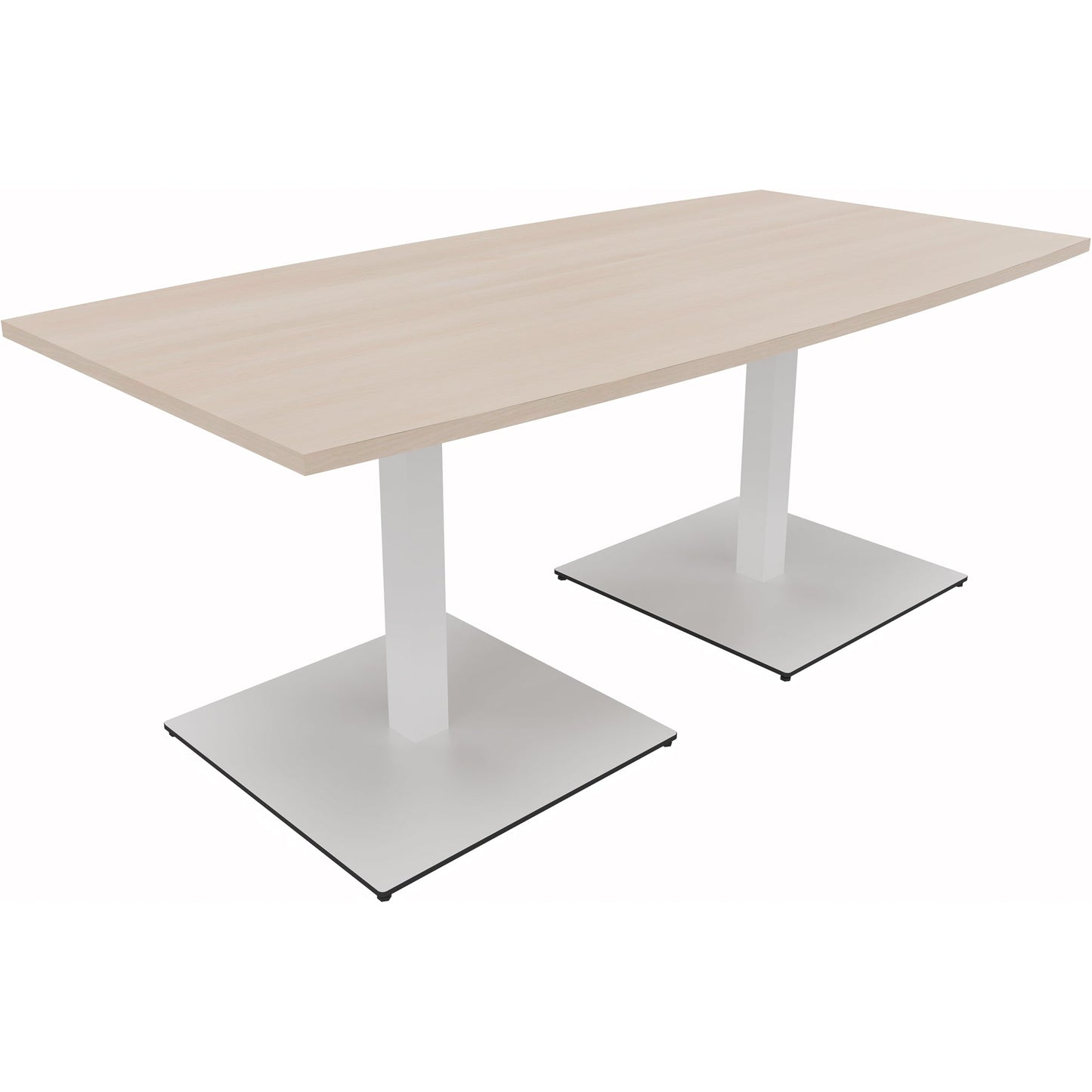 Konferenztisch communication 1.800 x 720 x 800/900 mm (B x H x T) Holz Farbe der Tischplatte: akazie hell