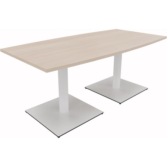 Konferenztisch communication 1.800 x 720 x 800/900 mm (B x H x T) Holz Farbe der Tischplatte: akazie hell