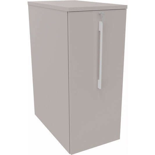 Beistellcontainer 463 x 1.115 x 800 mm (B x H x T) Holz lichtgrau