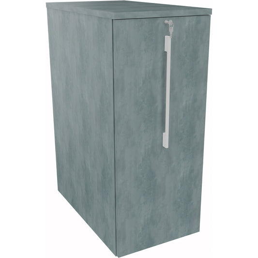 Beistellcontainer 463 x 1.115 x 800 mm (B x H x T) Holz beton hell