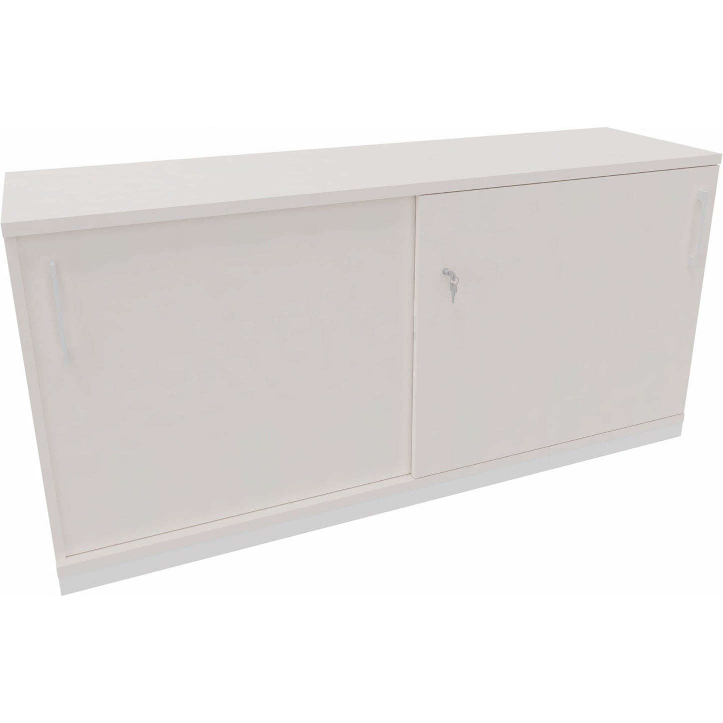 Schiebetürenschrank endless 1.600 x 781 x 442 mm (B x H x T) 2 Fachböden Holz diamantweiß