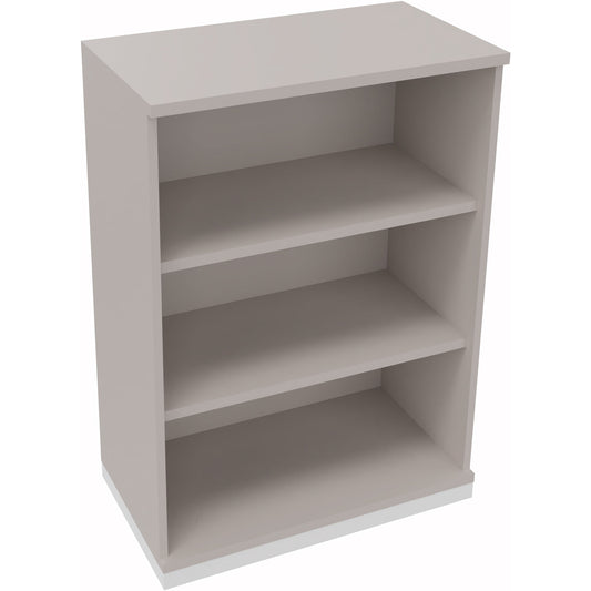 Regal endless 800 x 1.133 x 442 mm (B x H x T) 2 Fachböden Holz lichtgrau