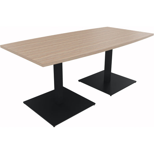 Konferenztisch communication 1.800 x 720 x 800/900 mm (B x H x T) Holz Farbe der Tischplatte: eiche natur