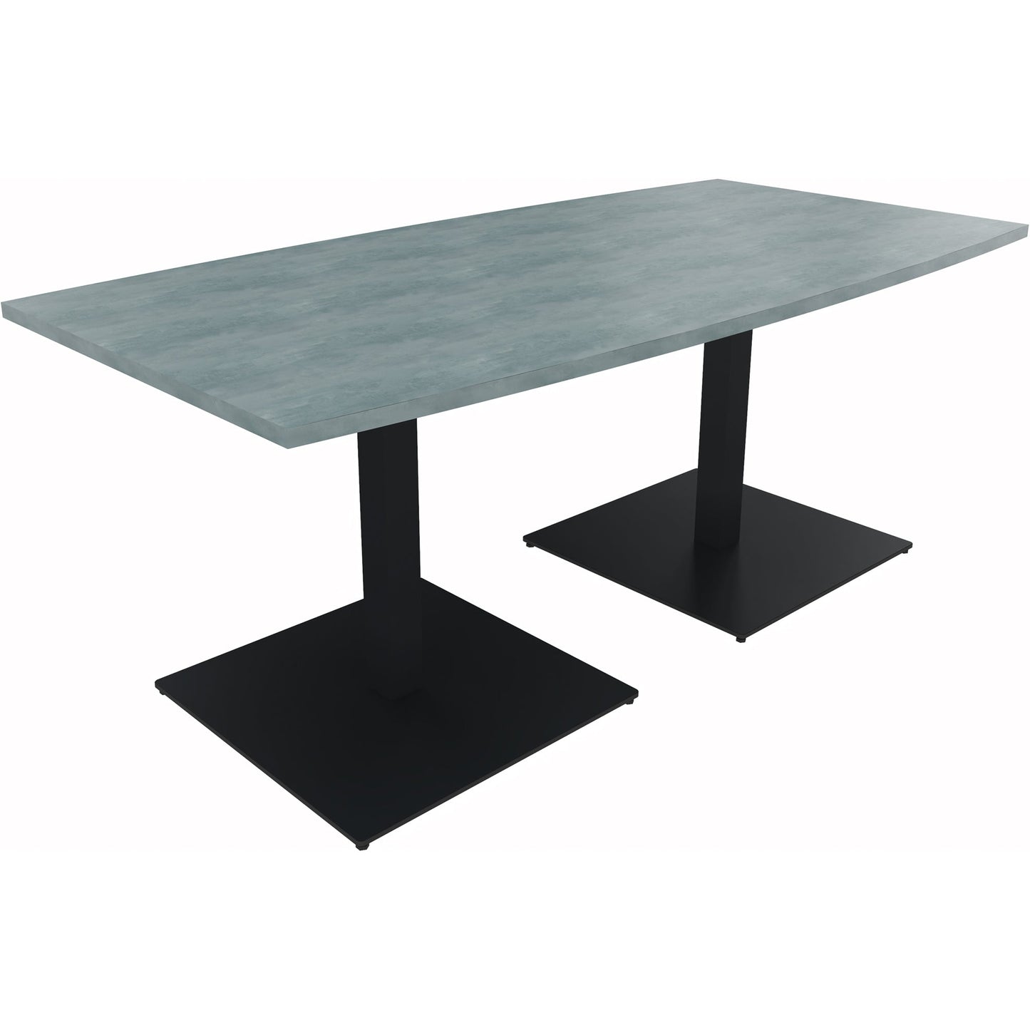 Konferenztisch communication 1.800 x 720 x 800/900 mm (B x H x T) Holz Farbe der Tischplatte: beton hell