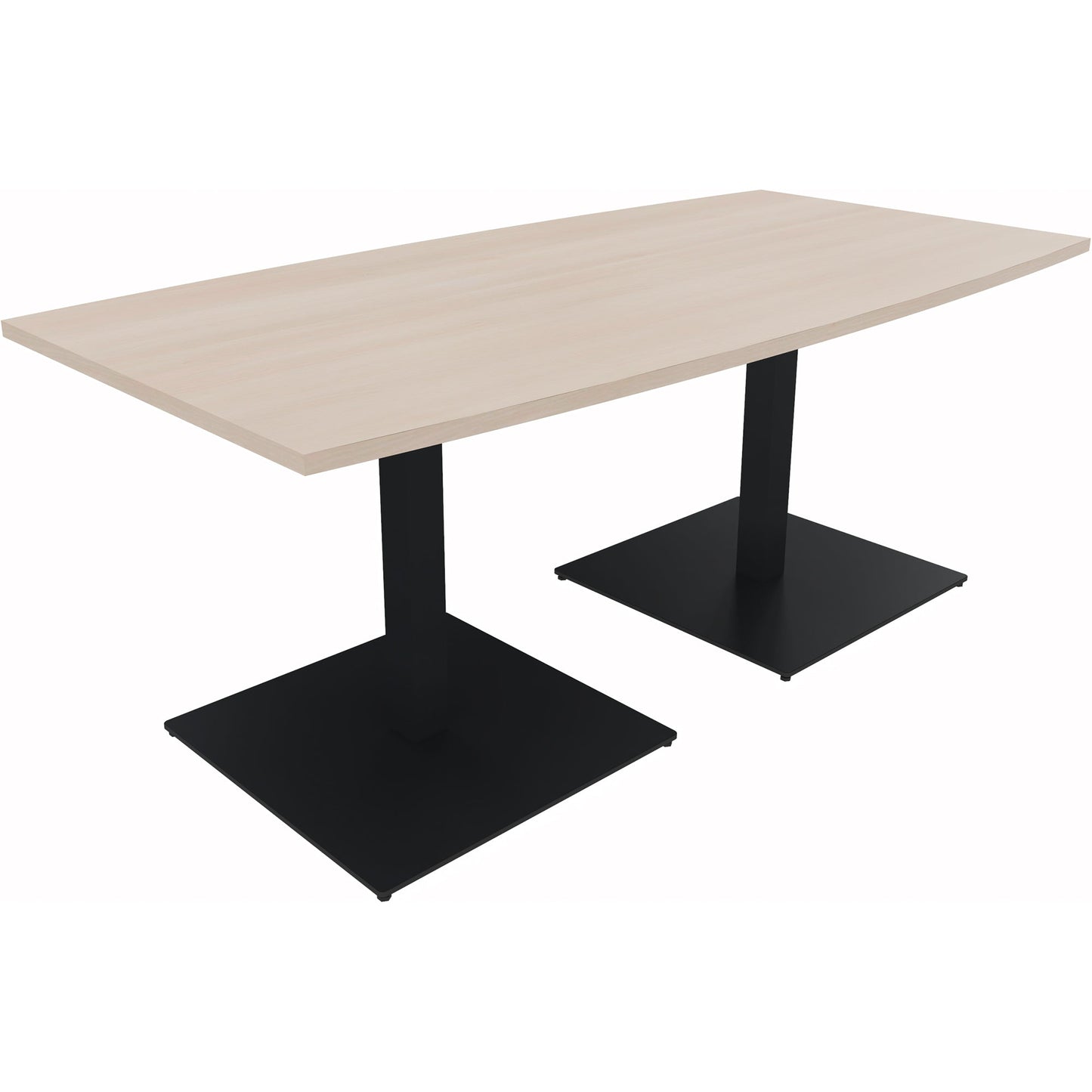 Konferenztisch communication 1.800 x 720 x 800/900 mm (B x H x T) Holz Farbe der Tischplatte: akazie hell