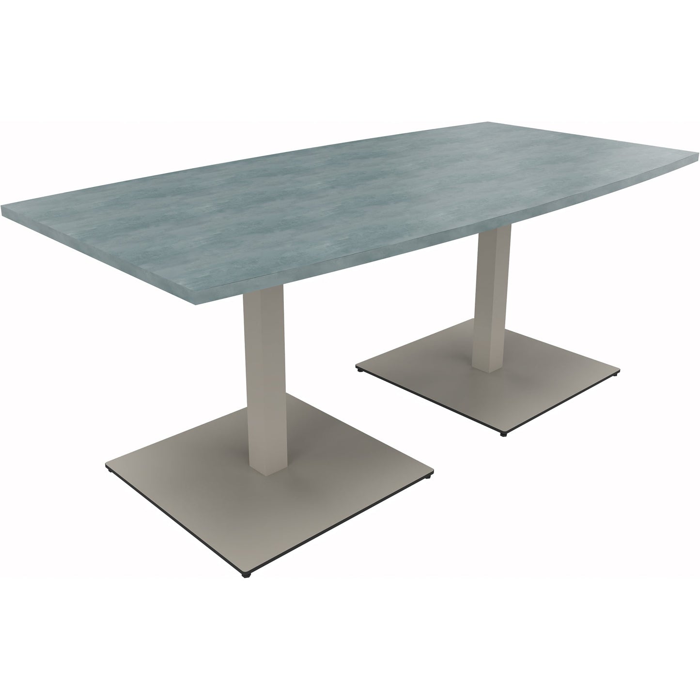Konferenztisch communication 1.800 x 720 x 800/900 mm (B x H x T) Holz Farbe der Tischplatte: beton hell
