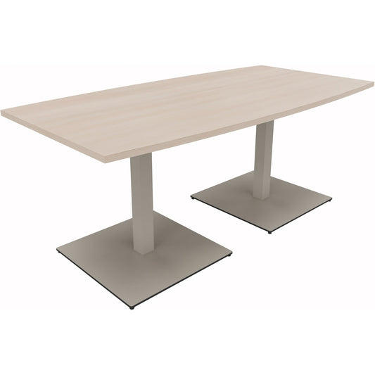 Konferenztisch communication 1.800 x 720 x 800/900 mm (B x H x T) Holz Farbe der Tischplatte: akazie hell