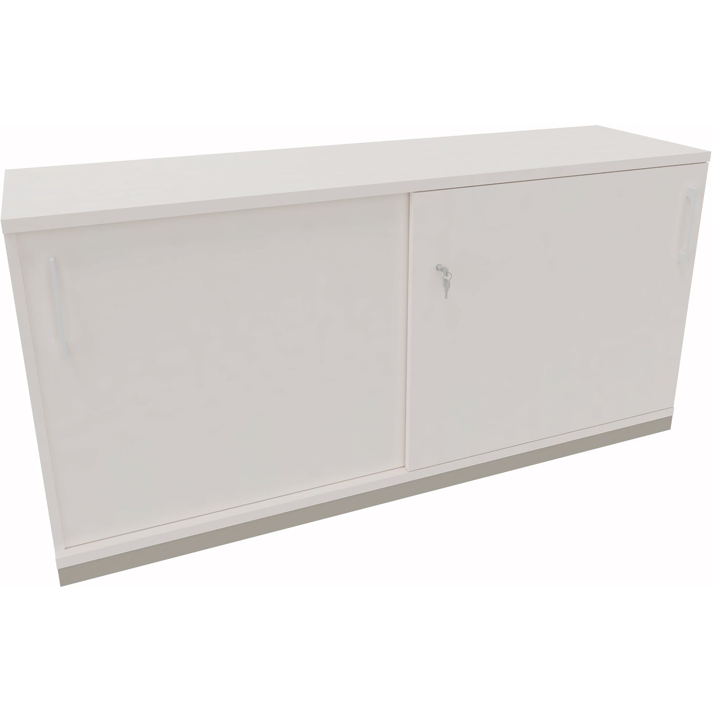 Schiebetürenschrank endless 1.600 x 781 x 442 mm (B x H x T) 2 Fachböden Holz diamantweiß