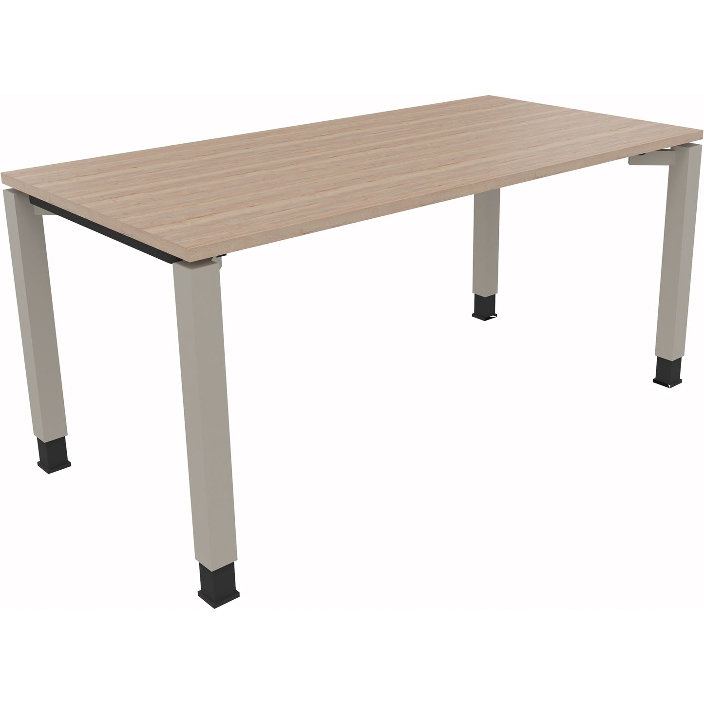 Schreibtisch all in one Maße: 1.600 x 680-820 x 800 mm (B x H x T) Holz eiche natur