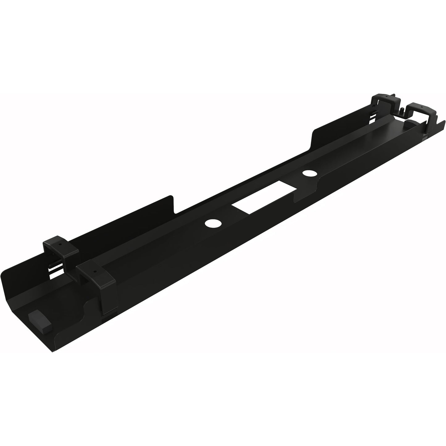 Kabelkanal all in one 1.200 x 130/150 x 160 mm (B x H x T) Metall graphitschwarz