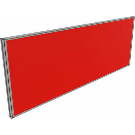 Tischtrennwand System 41 160 x 60 cm (B x H) 4,1cm 100 % Polyester rot