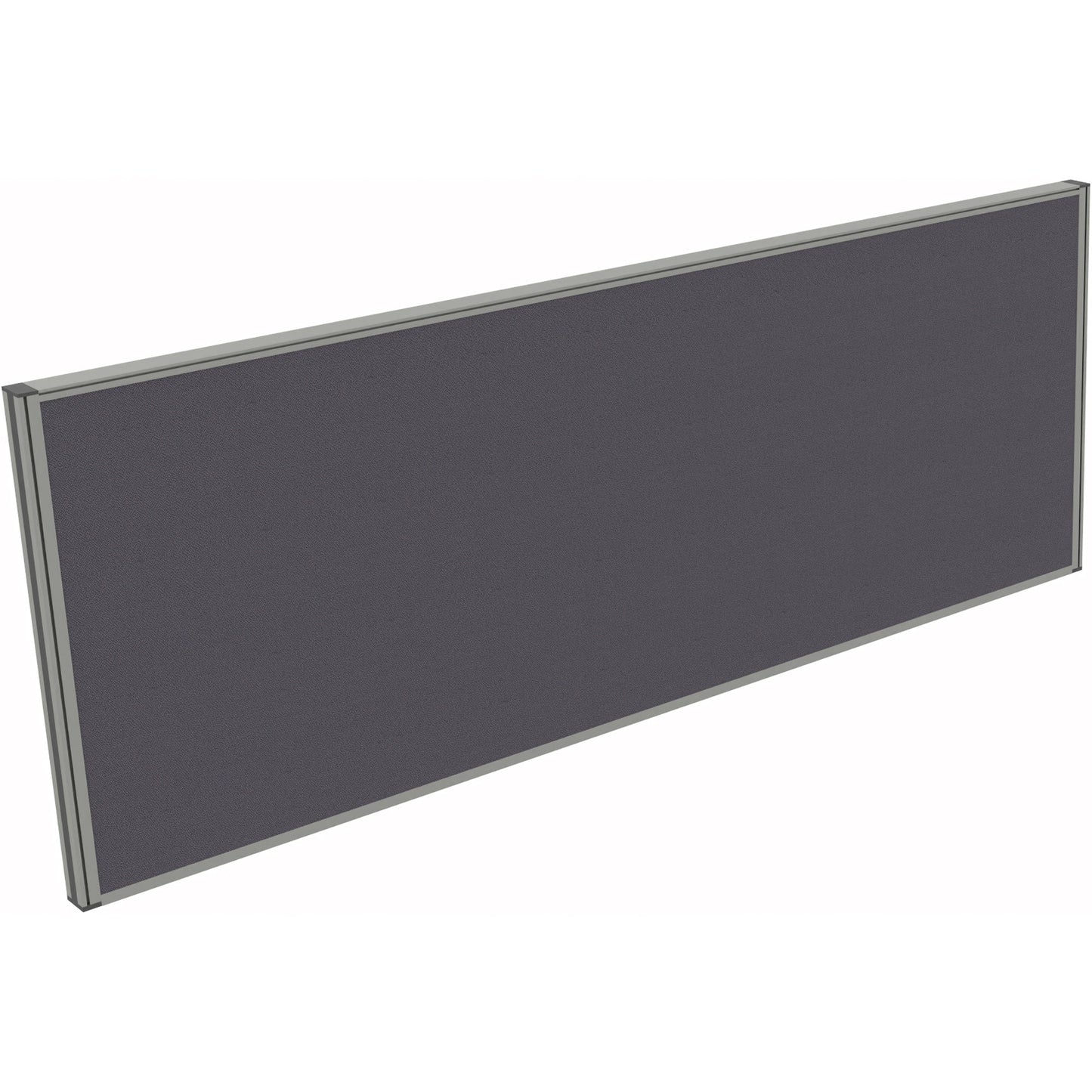 Tischtrennwand System 41 160 x 60 cm (B x H) 4,1cm Schallabsorberklasse: B 100 % Polyester dunkelgrau