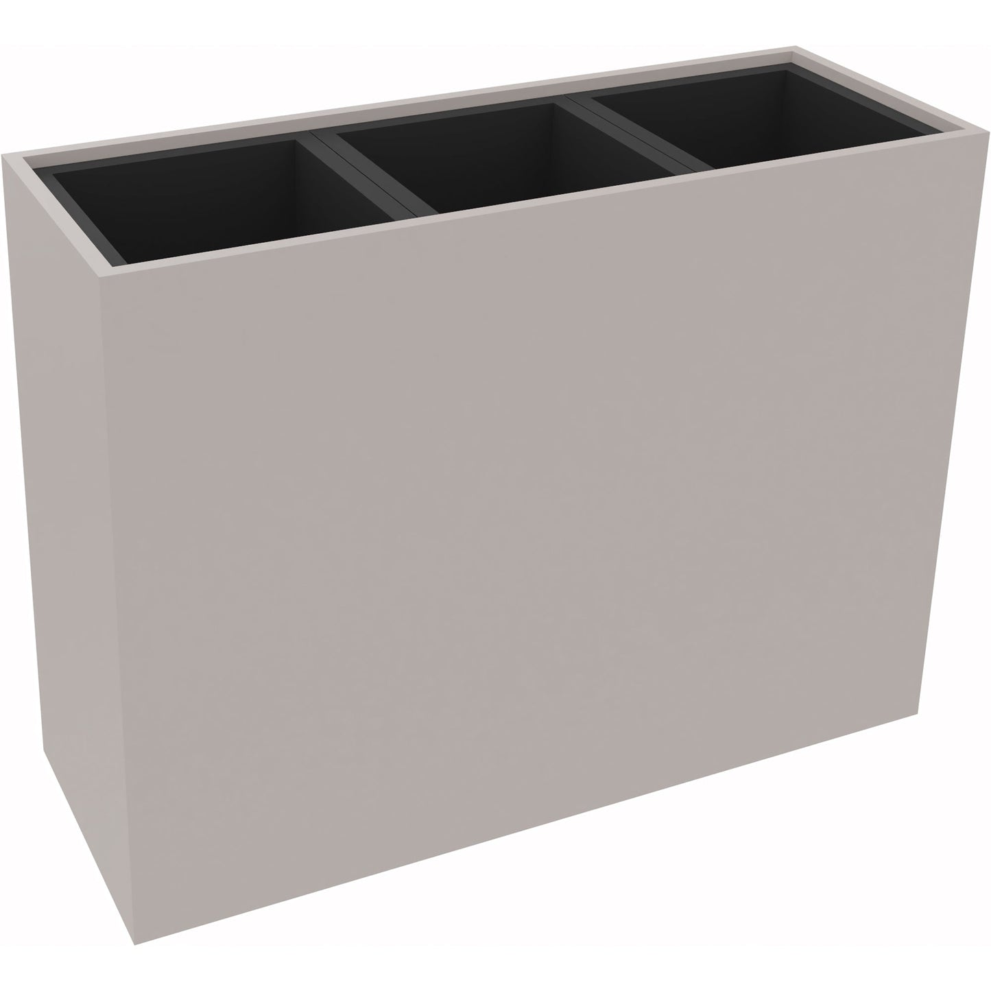 Blumentopf 106,2 x 80 x 38 cm (B x H x T) lichtgrau