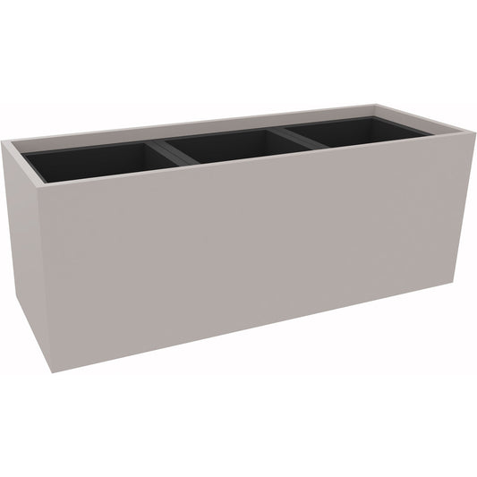 Blumentopf 106,2 x 40 x 38 cm (B x H x T) lichtgrau