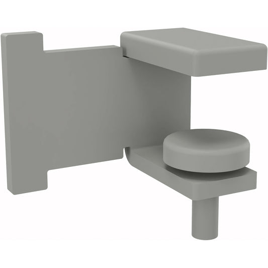 Adapter Tischtrennwand 7 Tischtrennwand 23, 41 weißaluminium