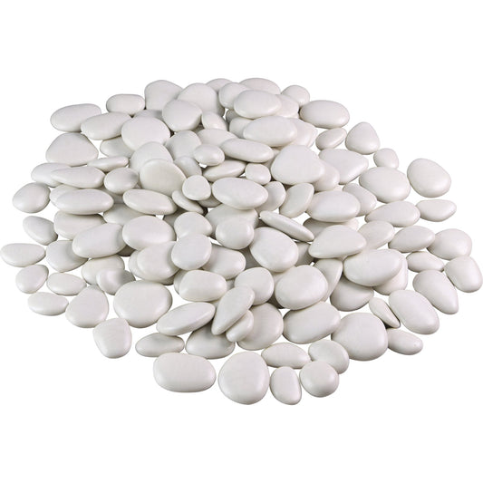 Dekostein Kunststoff weiß 2,36 kg/Pack.