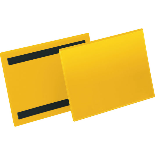 DURABLE Etikettenhülle 22,3 x 16,3 cm (B x H) Polypropylen gelb 50 St./Pack.