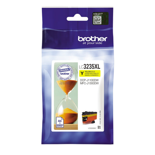 Brother Tintenpatrone Originalzubehör LC-3235XLY ca. 5.000 Seiten gelb