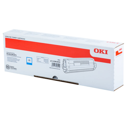 OKI Toner Originalzubehör 45862839 ca. 7.300 Seiten cyan