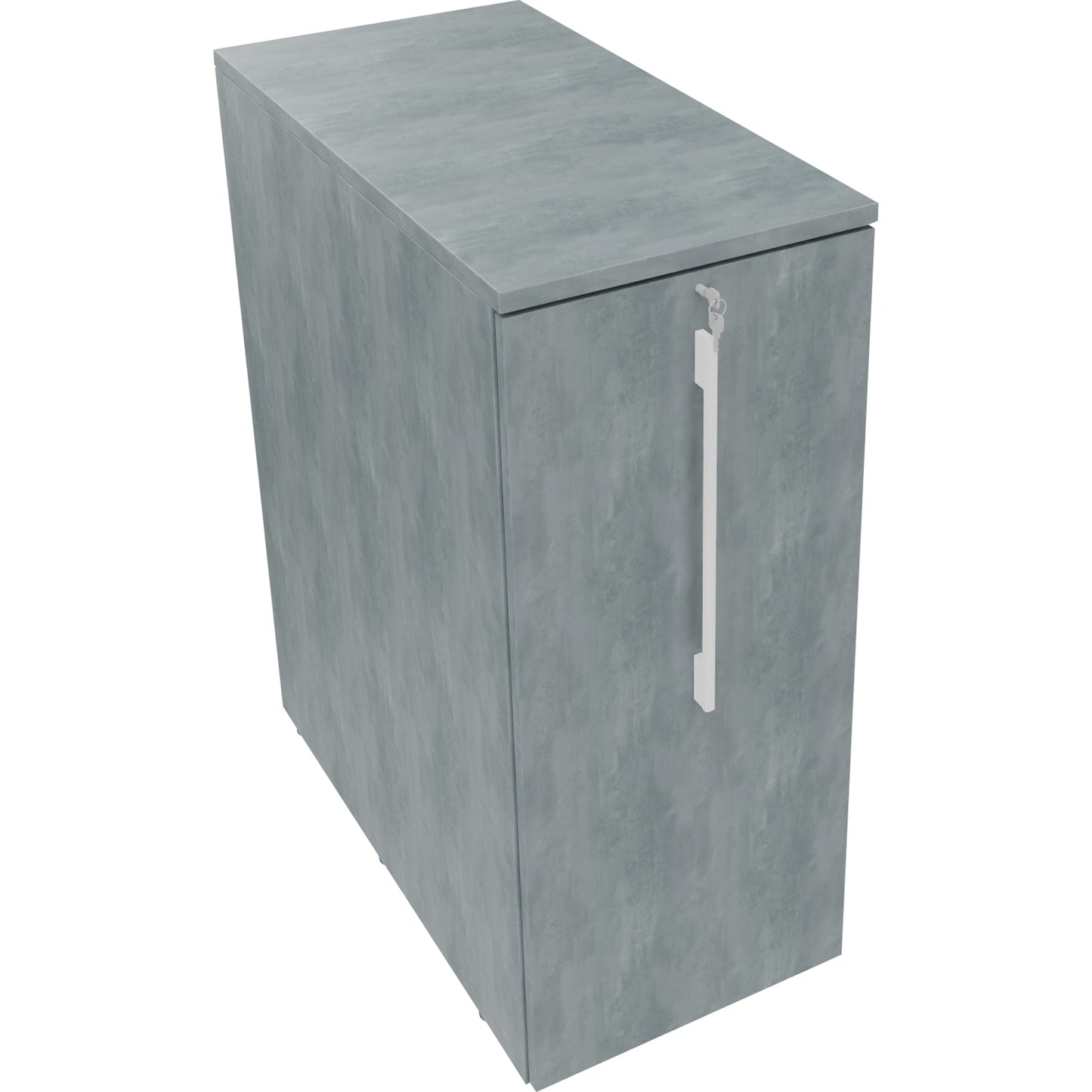Beistellcontainer 463 x 1.115 x 900 mm (B x H x T) Holz beton hell