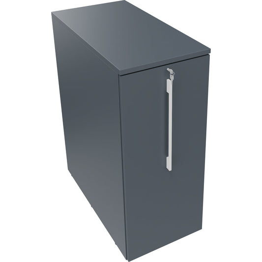 Beistellcontainer 463 x 1.115 x 900 mm (B x H x T) Holz lavagrau