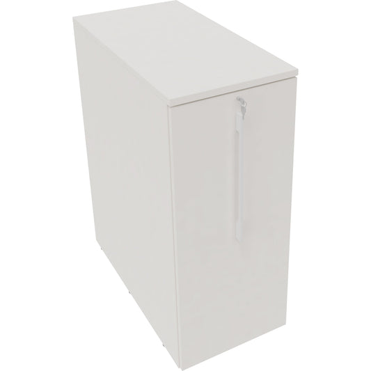 Beistellcontainer 463 x 1.115 x 900 mm (B x H x T) Holz diamantweiß