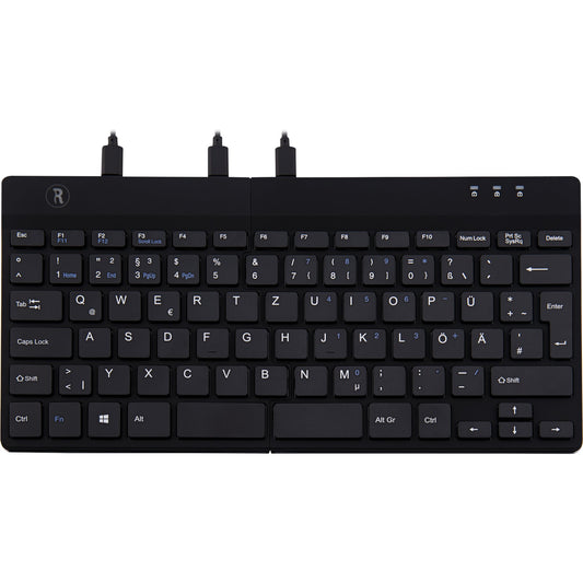 R-Go Tools Tastatur SPLIT Windows® universell USB-A schwarz