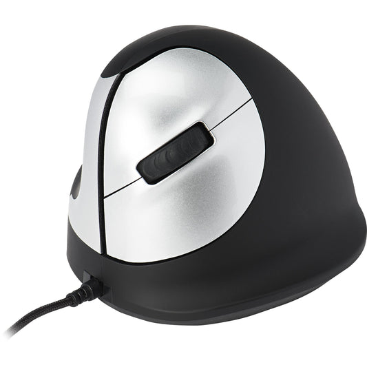 R-Go Tools Optische PC Maus HE Mouse Linkshänder ergonomisch USB-A schwarz