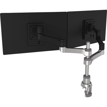 R-Go Tools Monitorschwenkarm ZEPHER C2 2 x 8kg Aluminium schwarz/silber matt