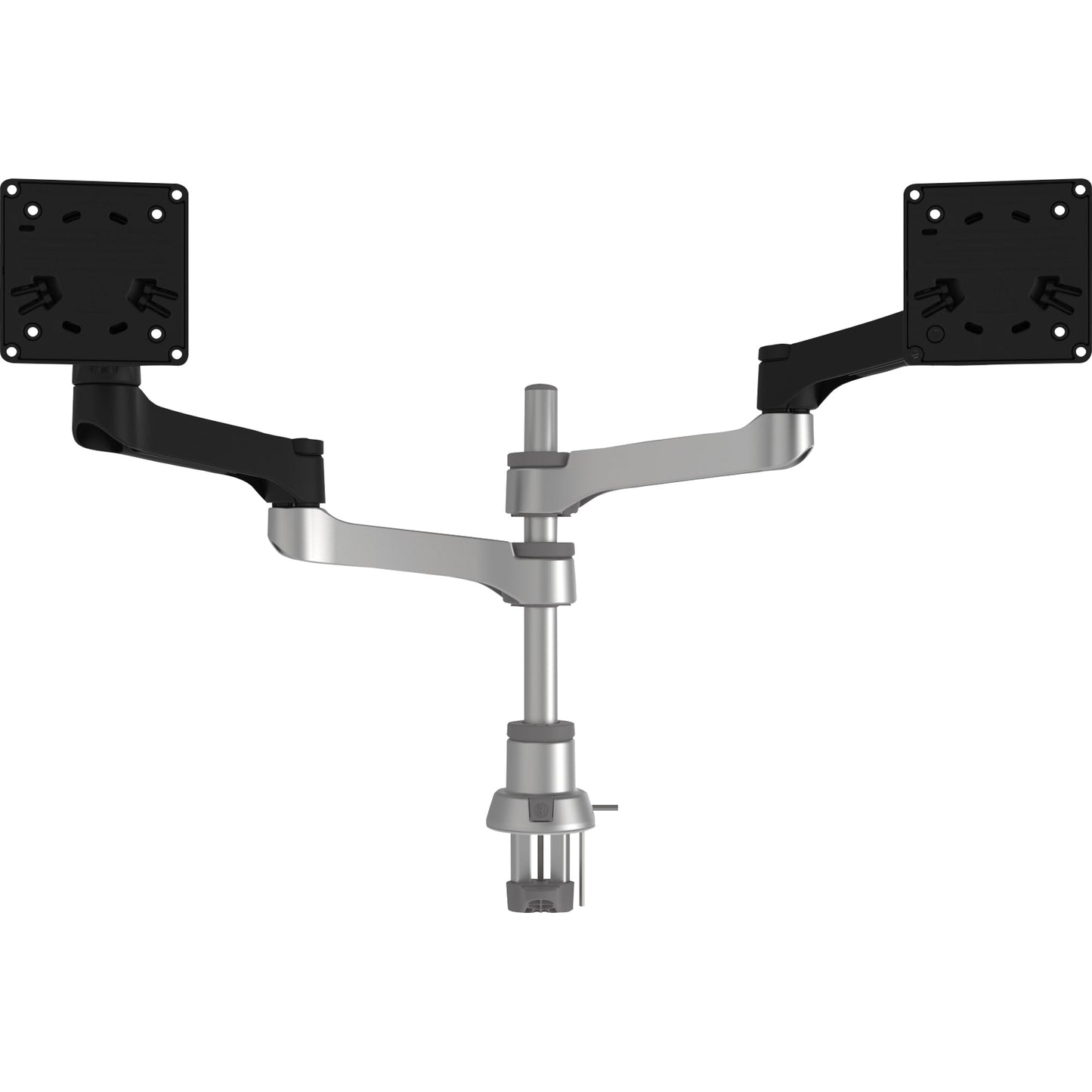 R-Go Tools Monitorschwenkarm ZEPHER C2 2 x 8kg Aluminium schwarz/silber matt