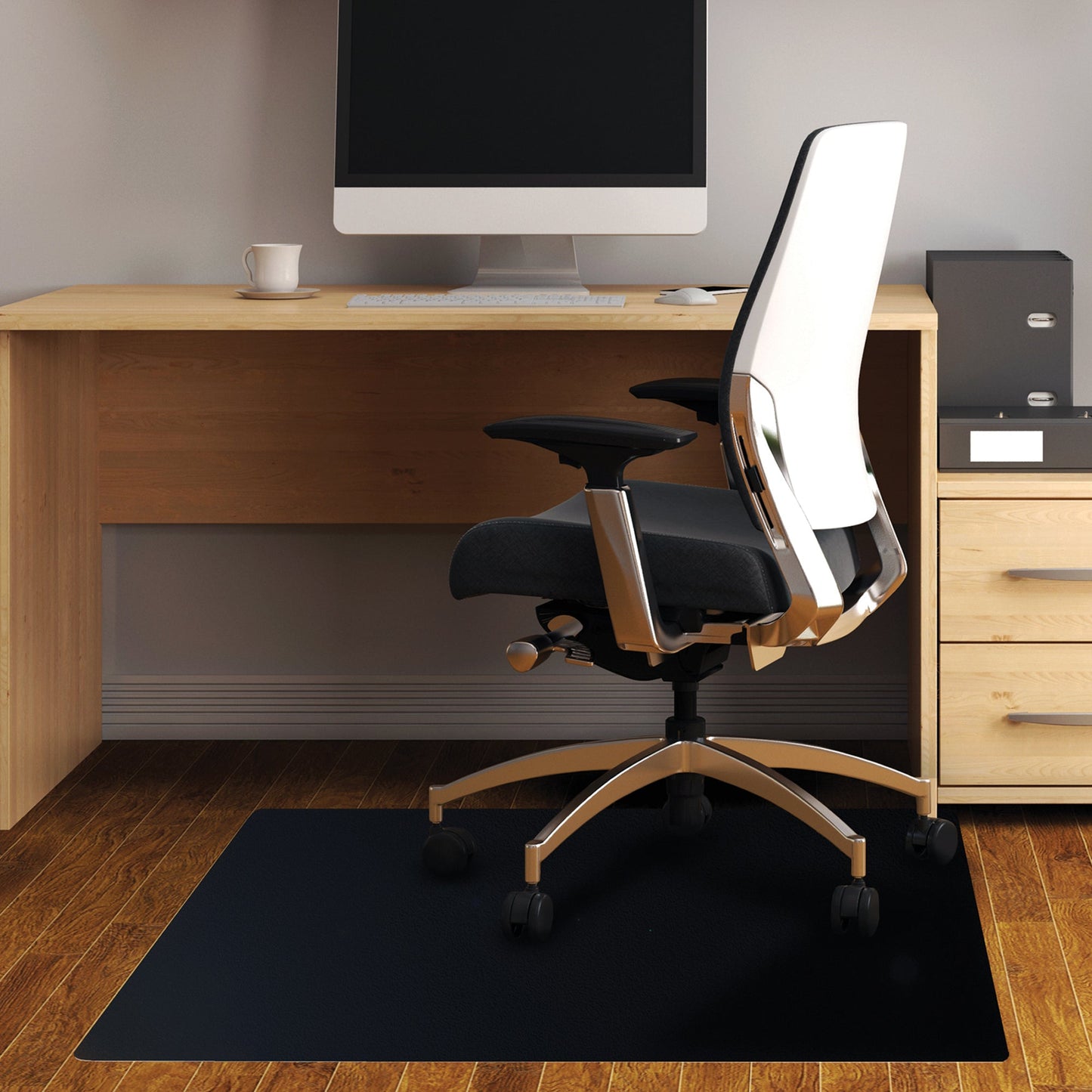 Cleartex Bodenschutzmatte advantagemat® 90 x 120 cm (B x T) Vinyl schwarz