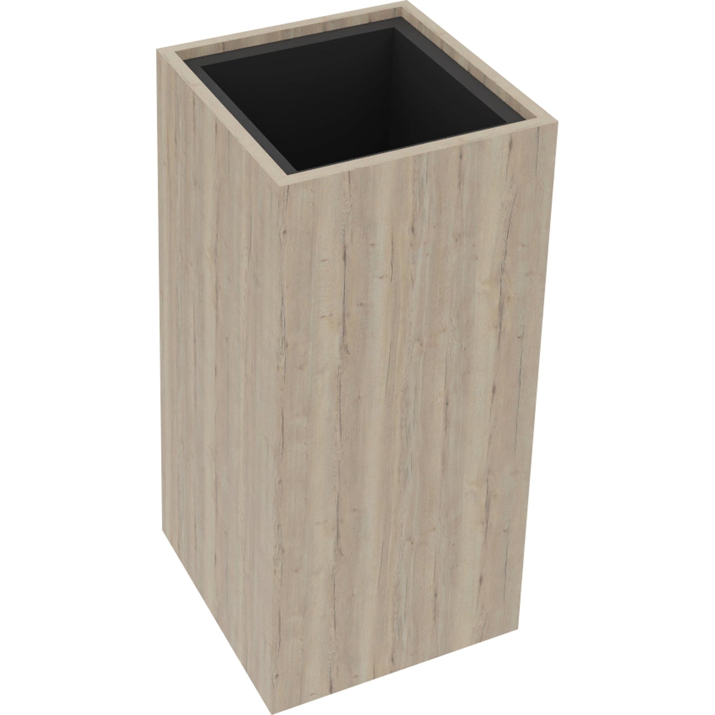Blumentopf 38 x 80 x 38 cm (B x H x T) eiche natur