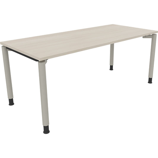 Schreibtisch all in one Maße: 1.800 x 680-820 x 800 mm (B x H x T) Holz akazie hell