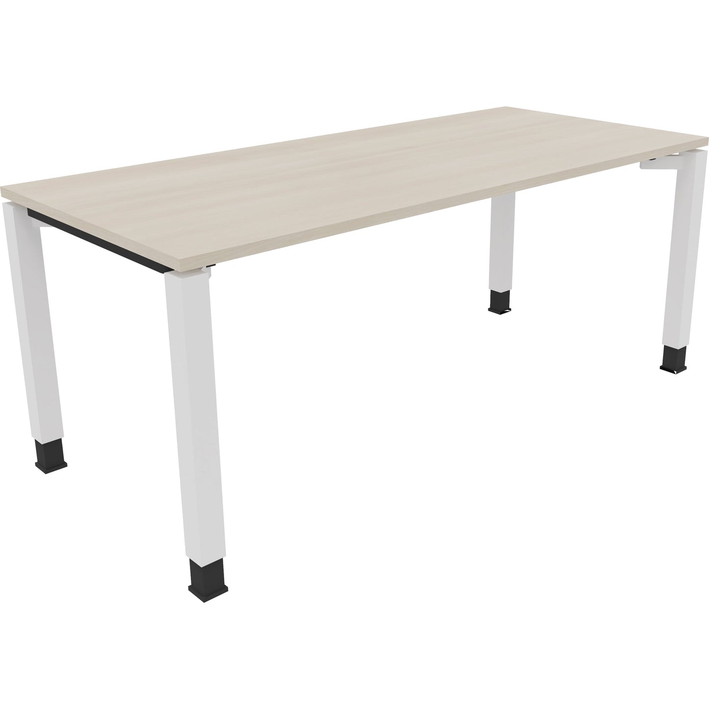 Schreibtisch all in one Maße: 1.800 x 680-820 x 800 mm (B x H x T) Holz akazie hell