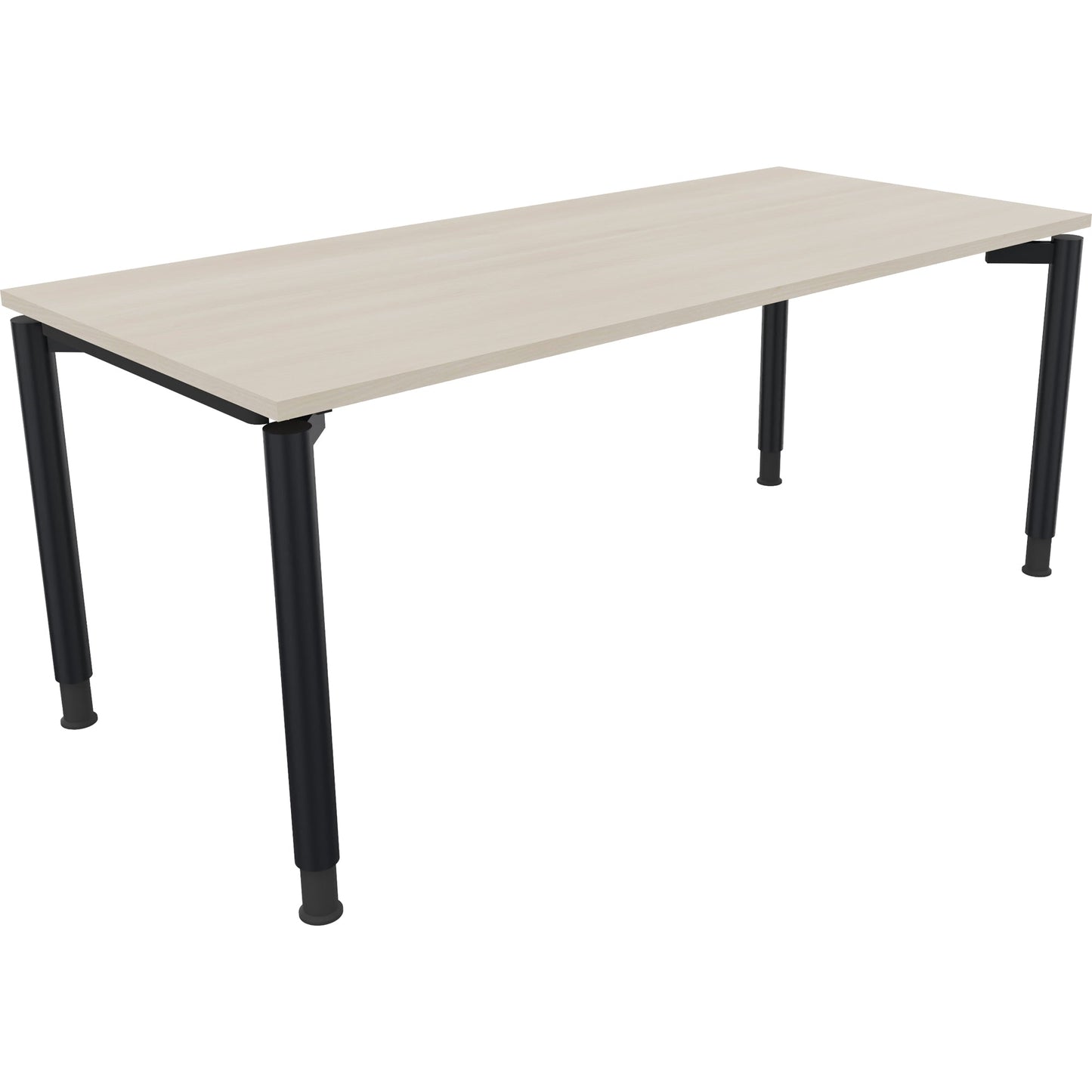Schreibtisch all in one Maße: 1.800 x 680-820 x 800 mm (B x H x T) Holz akazie hell