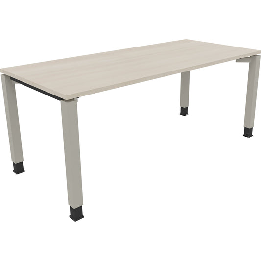 Schreibtisch all in one Maße: 1.800 x 680-820 x 800 mm (B x H x T) Holz akazie hell